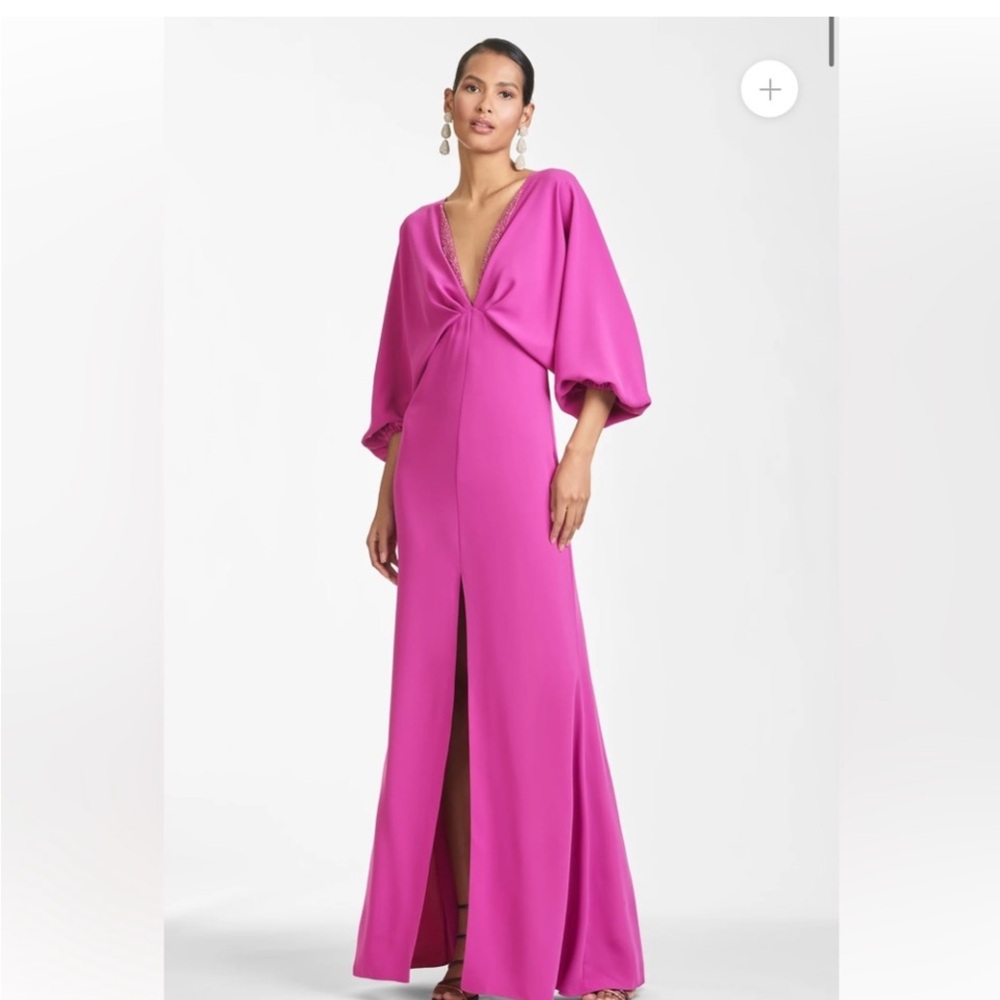 Sachin & Babi Gabby Gown - Magenta Dress size 10 Barbie Core